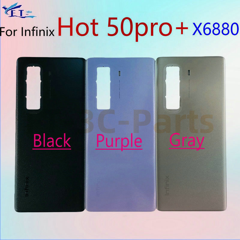 สําหรับ Infinix hot 50 pro plus X6880 แบตเตอรี่แก้วฝาหลังด้านหลังประตูกรณีอะไหล่