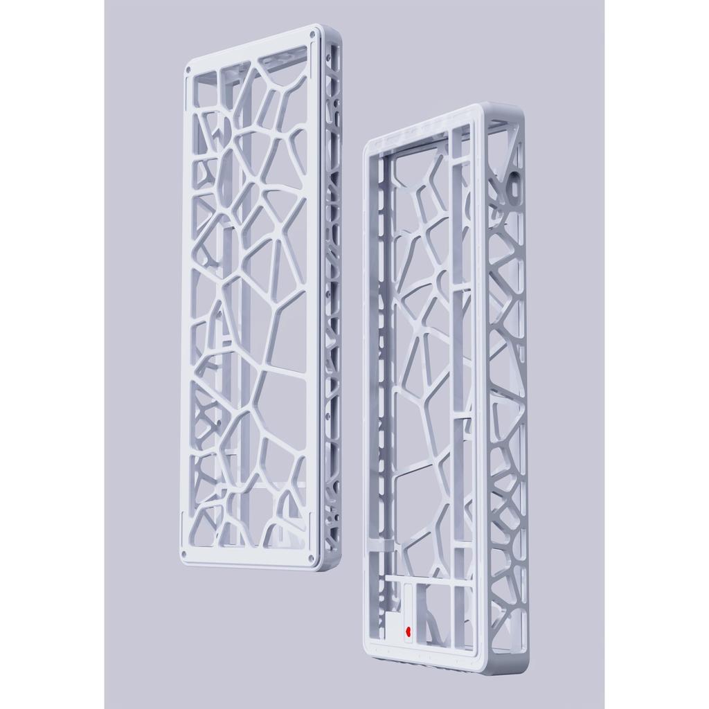 KKDoo wooting80HE เปลือกอลูมิเนียมที่รองรับ Re80 Hollow Shell แป้นพิมพ์ที่กําหนดเองการปรับเปลี่ยนแกน