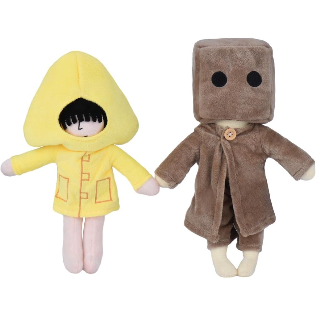 ตุ๊กตา Little Nightmares, ตุ๊กตาผ้ากํามะหยี่หกและโมโน, ของเล่นตุ๊กตา 11.8 นิ้วสําหรับแฟนเกม-