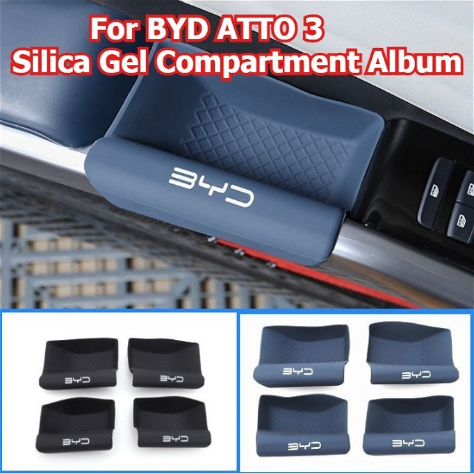 รถประตูกล่องเก็บ For BYD [ATTO 3 2022-2025/2025 Ultra]  สี่ประตู Central Control ที่วางแขนกล่องช่องกล่องเก็บอุปกรณ์เสริมอัตโนมัติ