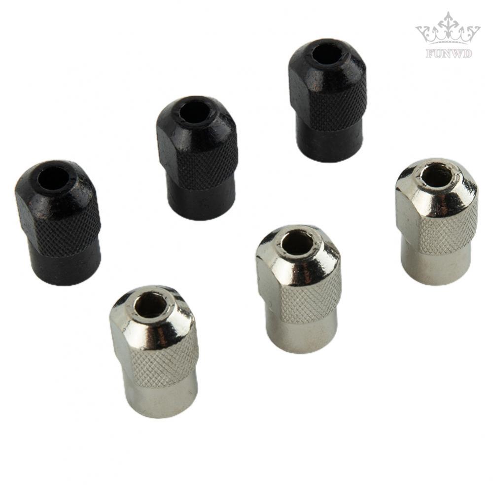 Mini Drill Chuck Nut Kit Zinc Alloy Construction 6pcs for Rotary Tools