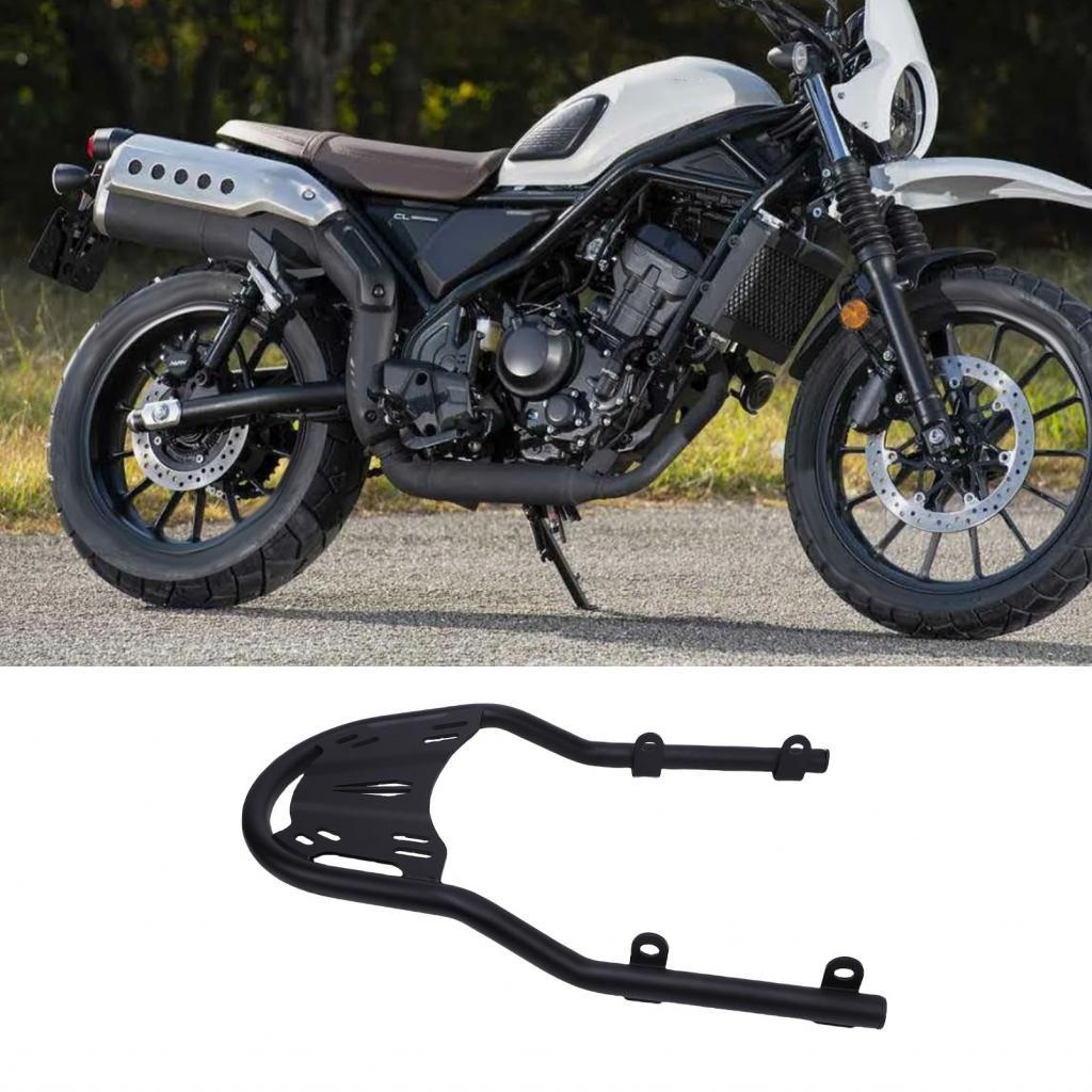 Jiabo Asixxsix ชั้นวางกระเป๋าด้านหลังเหล็กความแข็งแรงสูงสินค้าสีดําพร้อมแฮนด์บาร์สําหรับ CL250 CL300