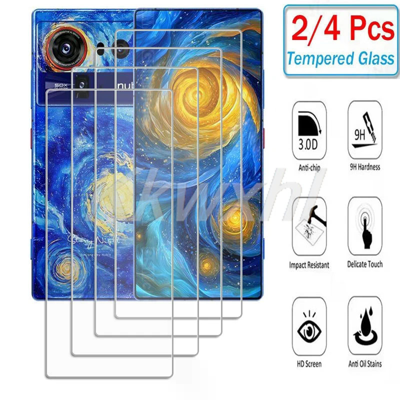 2-4PCS 9H กระจกนิรภัยสําหรับ ZTE Nubia Z80 Ultra 6.85 "บน Nubia Z80 Ultra NubiaZ80 Z80Ultra NX741J ป