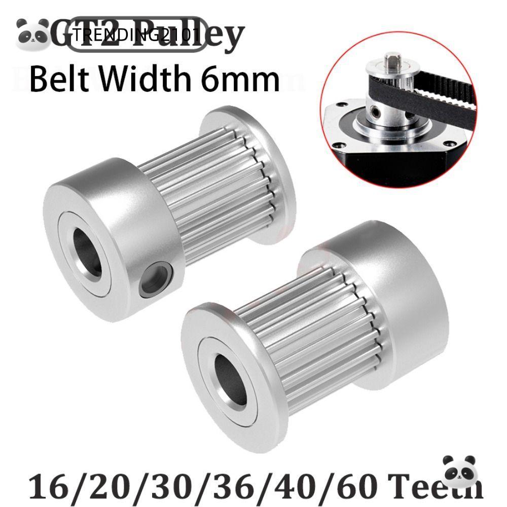 กําลังได้รับความนิยม 2GT รอก, Timing Pulley Belt Wide 6mm GT2 Pulley, ทนทาน 16 20 36 40 60 ฟันชิ้นส่