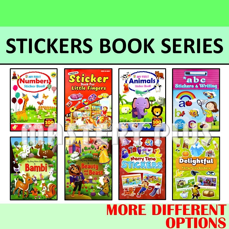 สติ๊กเกอร์ BOOK SERIES ACTIVITIES 贴纸书 เกม 大全 THOMAS & FRIENDS BABY SHARK 44 CATS