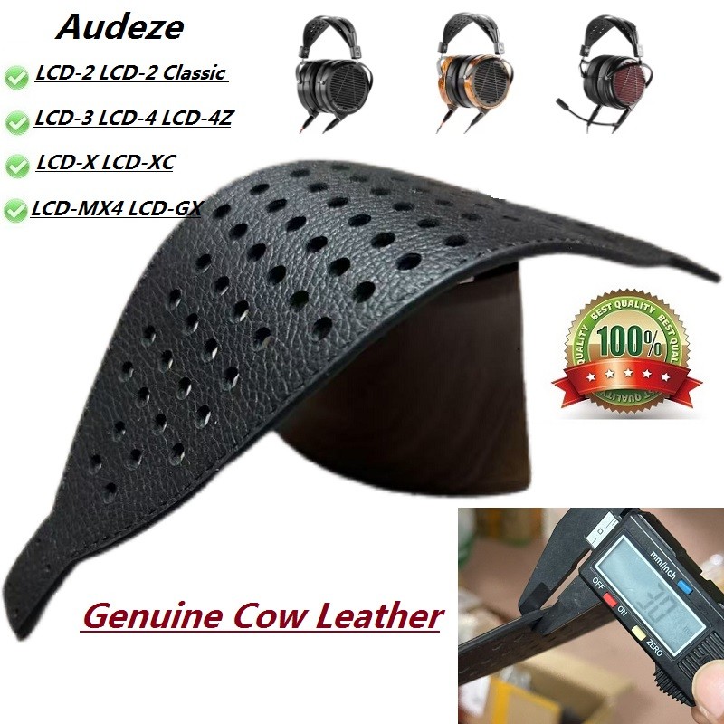 ของแท้หนังของแท้หนัง First Layer Cowhide Cross-Beam สายคล้องคอเหมาะสําหรับ AUDEZE LCD-2/LCD-3/LCD-4/