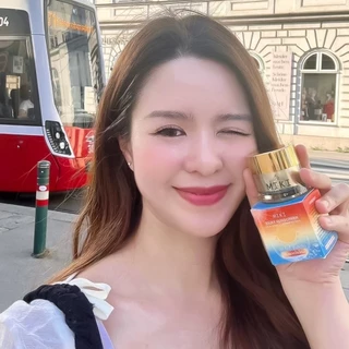 <ขายส่ง>มิกิกันแดดใยไหมแท้ *7 g.* เนื้อดี เกลี่ยง่ายมาก ใช้ดีมาก กันน้ำกันเหงื่อ ทาแทนแป้ง ไม่ติดแมส
