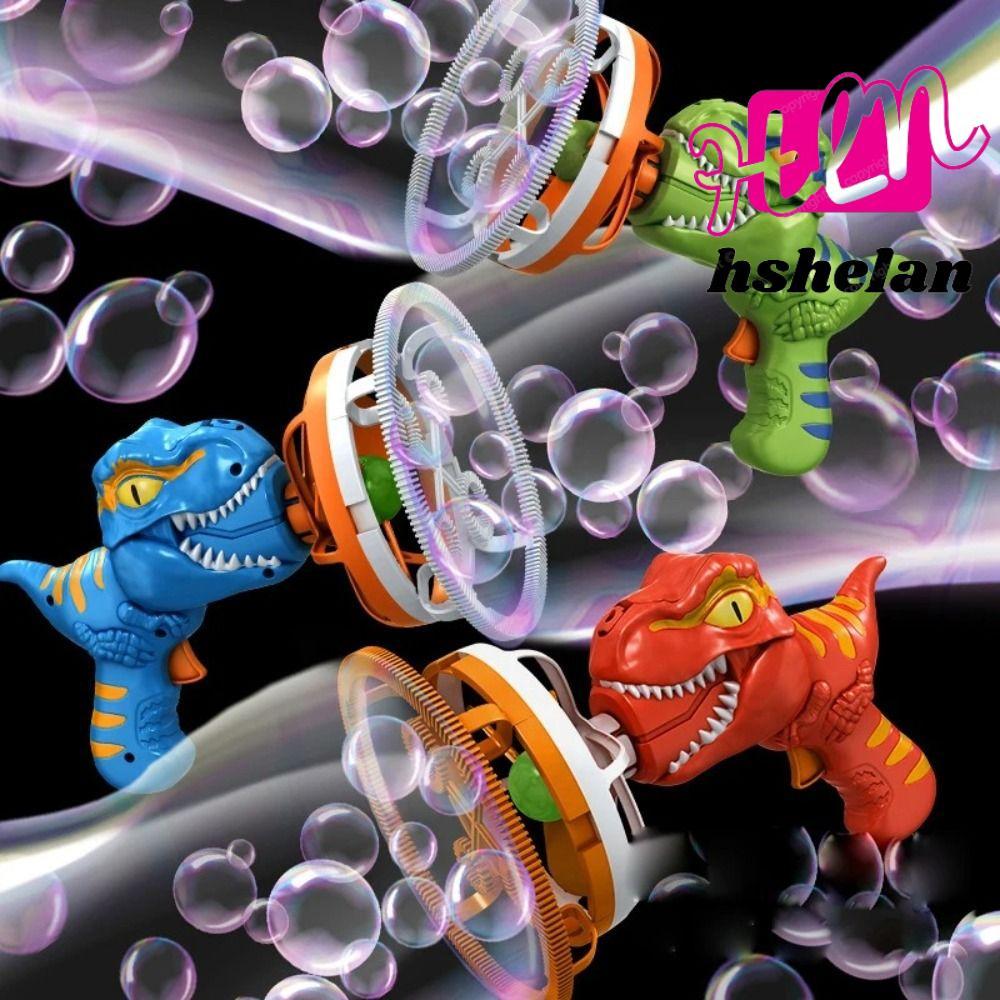 ฮีตแลน พัดลม ไดโนเสาร์ บับเบิ้ล|Bubble Dinosaur ของเล่นกลางแจ้ง ABS Auto Bubble|ฟองสนุกในฟองสบู่มือถือของเล่นในฟองมากกว่า 3 ปี