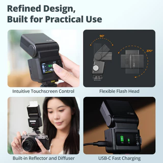 Godox IT32&X5 IFlash กล้องแฟลชหนึ่งระบบสร้างขึ้นสําหรับ TTL HSS ทั้งหมด