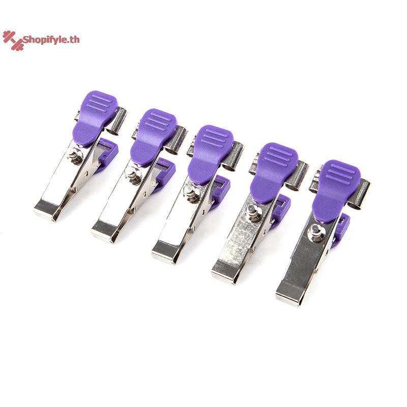 Shopifyle 1 PC คลิปจระเข้สําหรับสัตว์/Vet ECG EKG Monitor Cable th