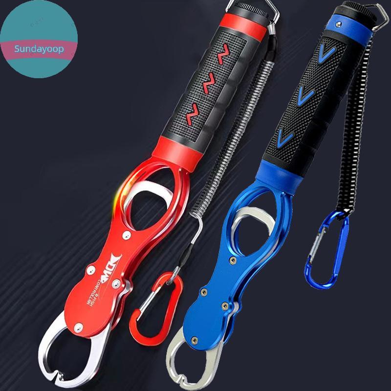 Sund Fishing Gripper ตัวหยิบปากปลา ป้องกันสนิม และมีเครื่องชั่งน้ำหนัก เหมาะสำหรับคนเริ่มต้นตกปลา