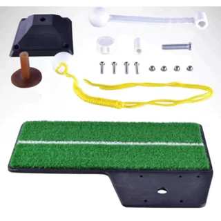 1.5/2.1พรมฝึกซ้อมตีลูกกอล์ฟจริง 3 in 1 Swing Mat (สีเขียว)อุปกรณ์ฝึกวงสวิงกอล์ฟ GOLF SWING MATง ชุดซ้อมกอล์ฟ golf pract