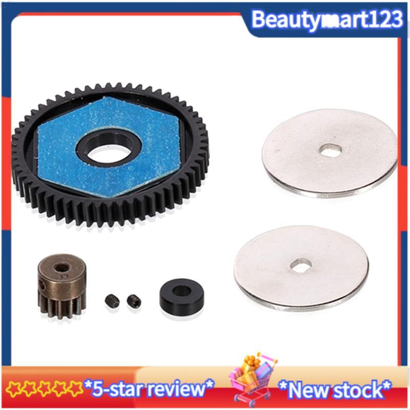BM56T Spur Gear เปลี่ยน 56T Spur Gear 13T เกียร์มอเตอร์เกียร์ชุดสําหรับ 1/10 RC Crawler รถ SCX10 SCX