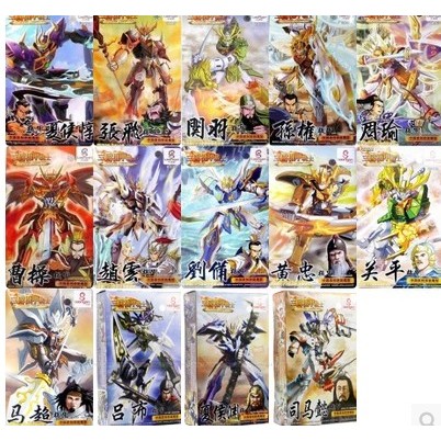 Xiao Bailong ประกอบ Mecha สามก๊กรุ่น Lu Bu/Liu Bei/Cao Cao/Zhao Yun/Guan Yu/Sun Quan/Zhou Yu