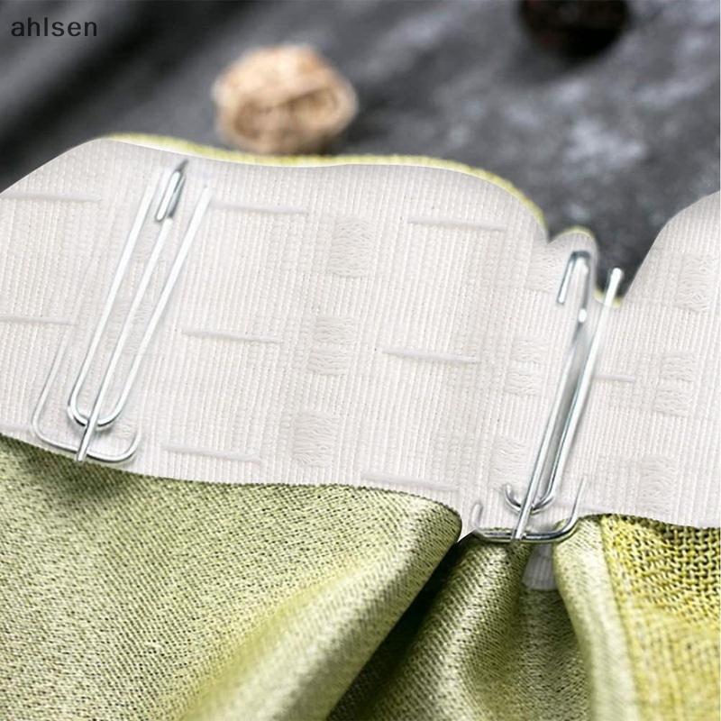 Ahlsen 10 เมตร/10.9Yards จีบผ้าม่าน Header เทปที่ถอดออกได้ผ้าม่าน Header เทปสําหรับผ้าม่านผ้าม่านหน้