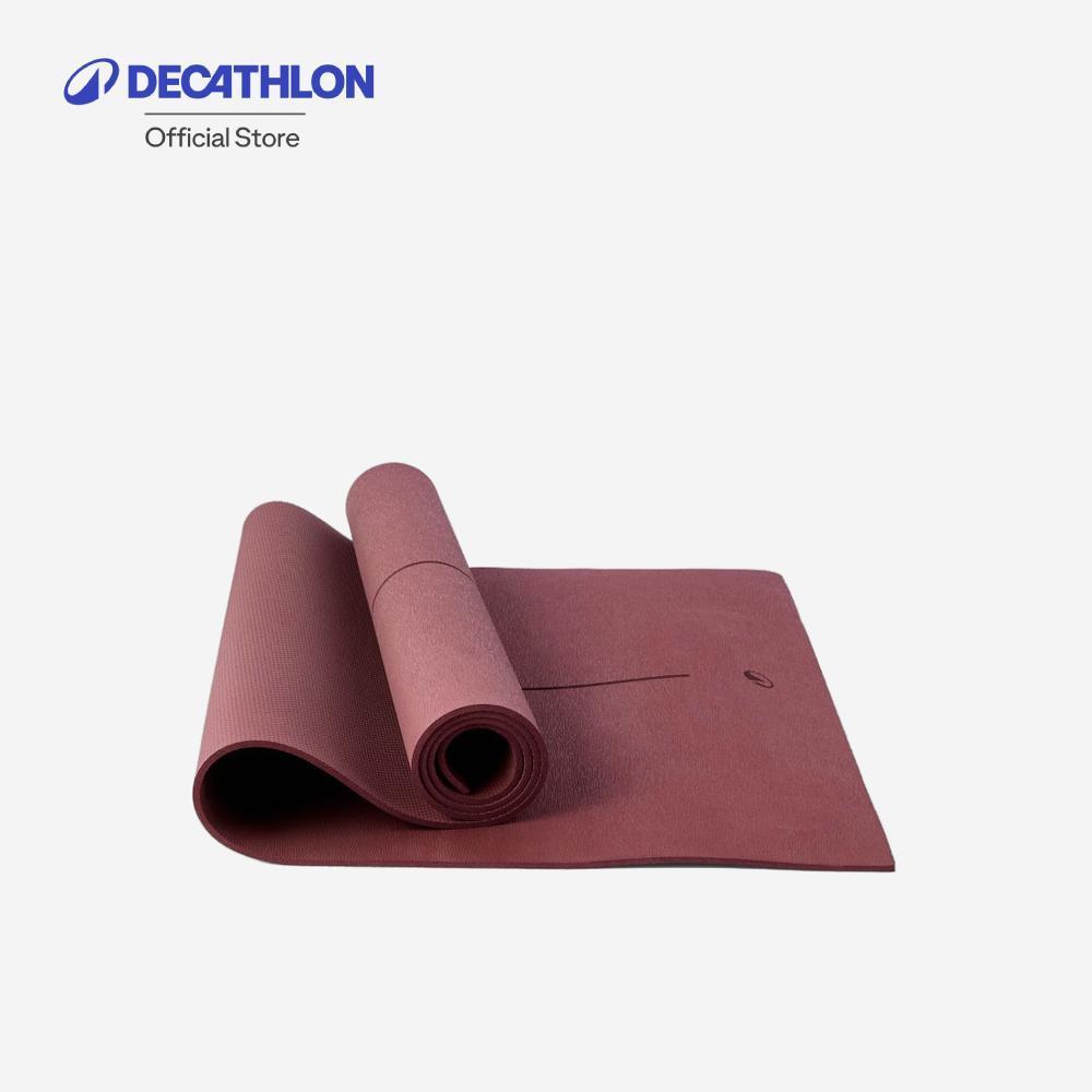Decathlon 5 Mm Grippy And Comfortable Beginner Yoga Mat เสื่อโยคะสำหรับผู้เริ่มต้น หนา 5 มิลลิเมตร - Brown