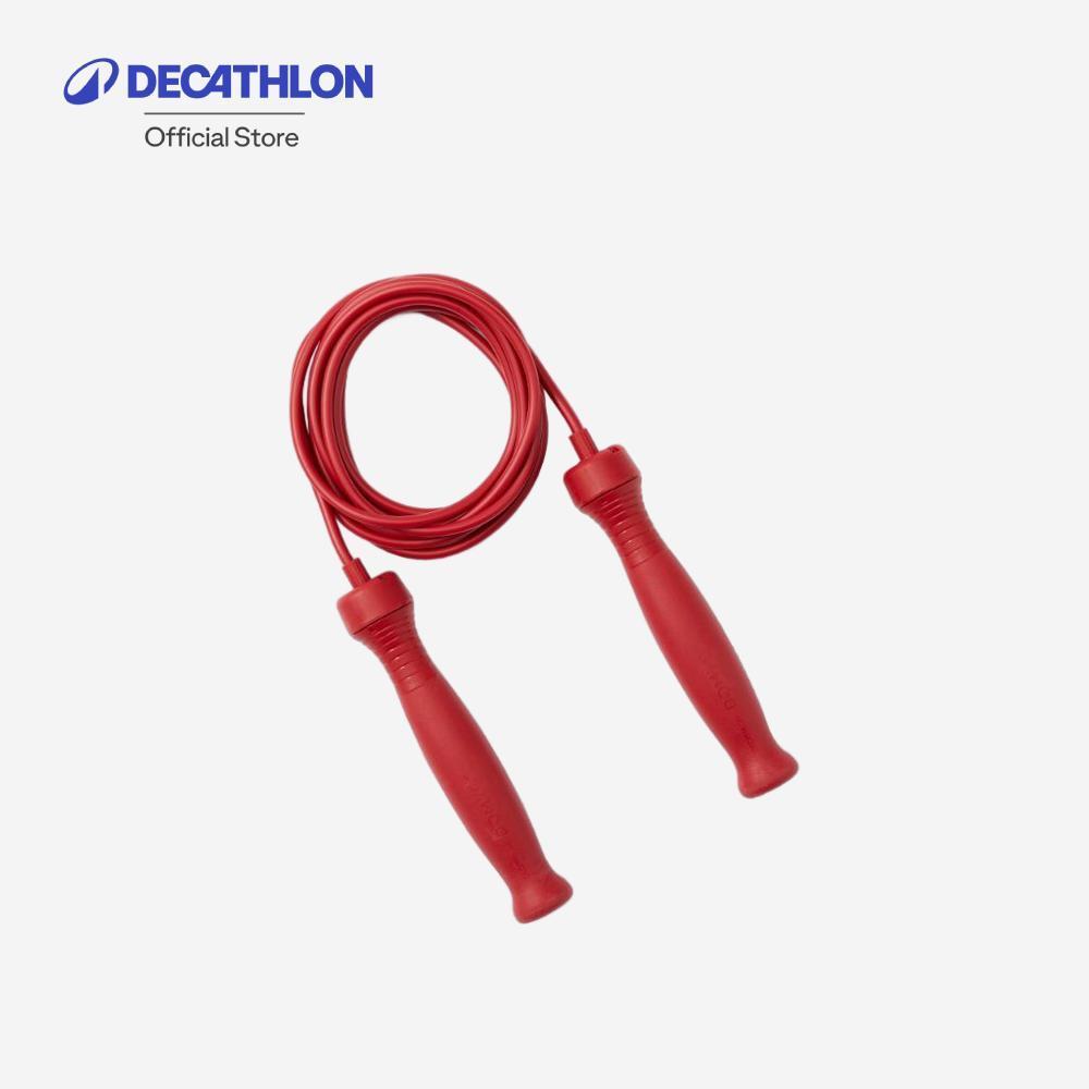 Decathlon Skipping Rope 500 Rubber เชือกกระโดด รุ่น 500 Rubber - Red