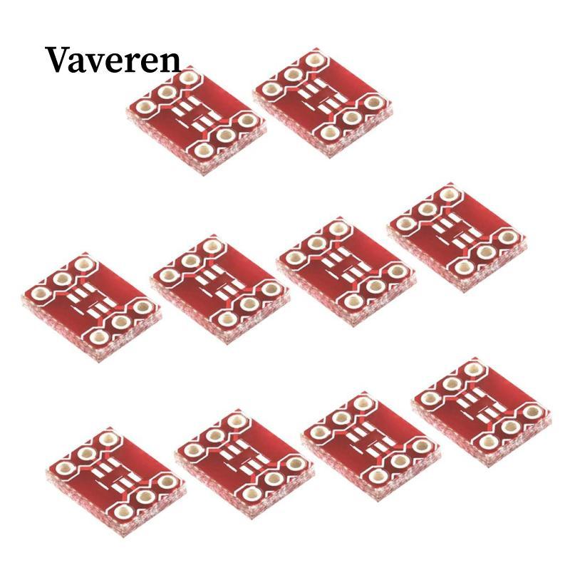 [Vaveren] แพ็ค 10 ชิ้น 6 พิน SOT23 เป็นอะแดปเตอร์ DIP บอร์ด PCB SMD บอร์ดแปลงใหม่