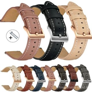 14/16/18/20/22 มม. สําหรับสายนาฬิกาอัจฉริยะสายหนังแท้สบายสาย…