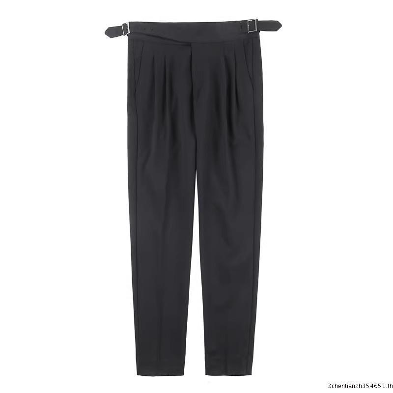 กางเกงสูท Vupan Belt-Free | Gurkha Version ±4ซม. ปรับเอว ผ้าต่อต้านริ้วรอยแบบไม่รีด XK13