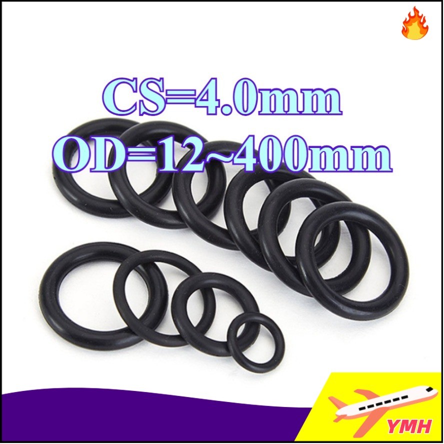 โอริง ORing O-ring ยางโอริง NBR   เลือกขนาดได้ CS4.0mm*OD12-400มม.【YMH--CB-1】