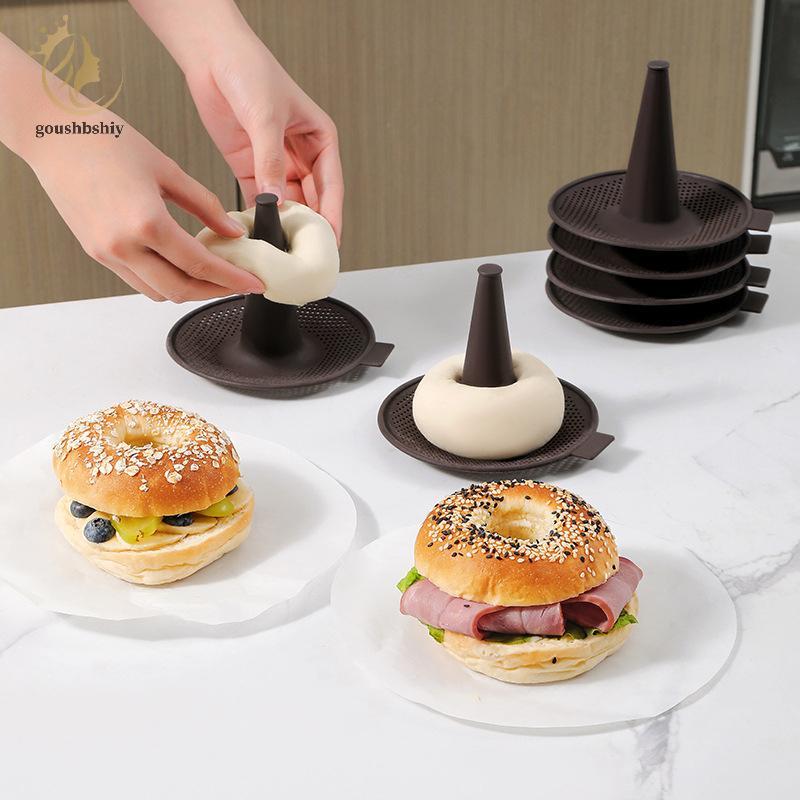 [GOY] 3/6pcs Doughnut ชุดกระทะซิลิโคน Bagel แม่พิมพ์ชุด Pastry Mold DIY รูปทรงกรวยแม่พิมพ์ซิลิโคนสําหรับอบกระทะโดนัทครัวเครื่องมือ TH ราคา ถูกที่สุด ดีลบีเคเค แกลเลอรีภาพที่ 2