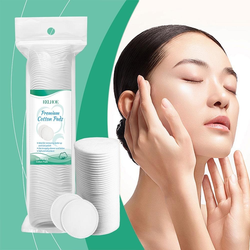 Elhoe Soft Facial Cotton Pads Gentle & Skin-friendly Removal Makeup Pad Q6n3