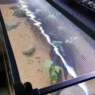CHORDZY ฝาครอบฝาตู้ปลา, แม่เหล็กติดตั้งง่าย Aquarium Anti-jump ,ทนทาน DIY ถังปลาตาข่ายฝาปิด Aquarium