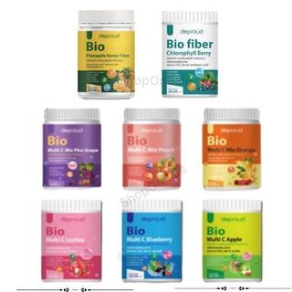 น้ำชงดีพราวแบบถัง  วิตามินซีสด Deproud Bio Multi C Mix  250,000 mg มีให้เลือก 8สูตร