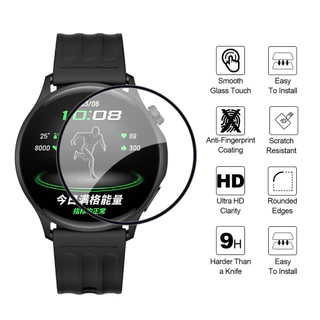 ฟิล์มกันรอยหน้าจอสําหรับ OPPO Watch S ฟิล์มป้องกันรอยขีดข่วนฟิล์มครอบคลุมเต็มรูปแบบอุปกรณ์เสริมสมาร์ทวอทช์สําหรับ OPPO WatchX/X2 ฝาครอบป้องกัน