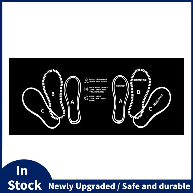 Squat Mat,Squat Step Positions เสื่อเข่า Msquat Mat พร้อมตําแหน่งเท้า Mat, Kettlebell ยกน้ําหนัก Squ