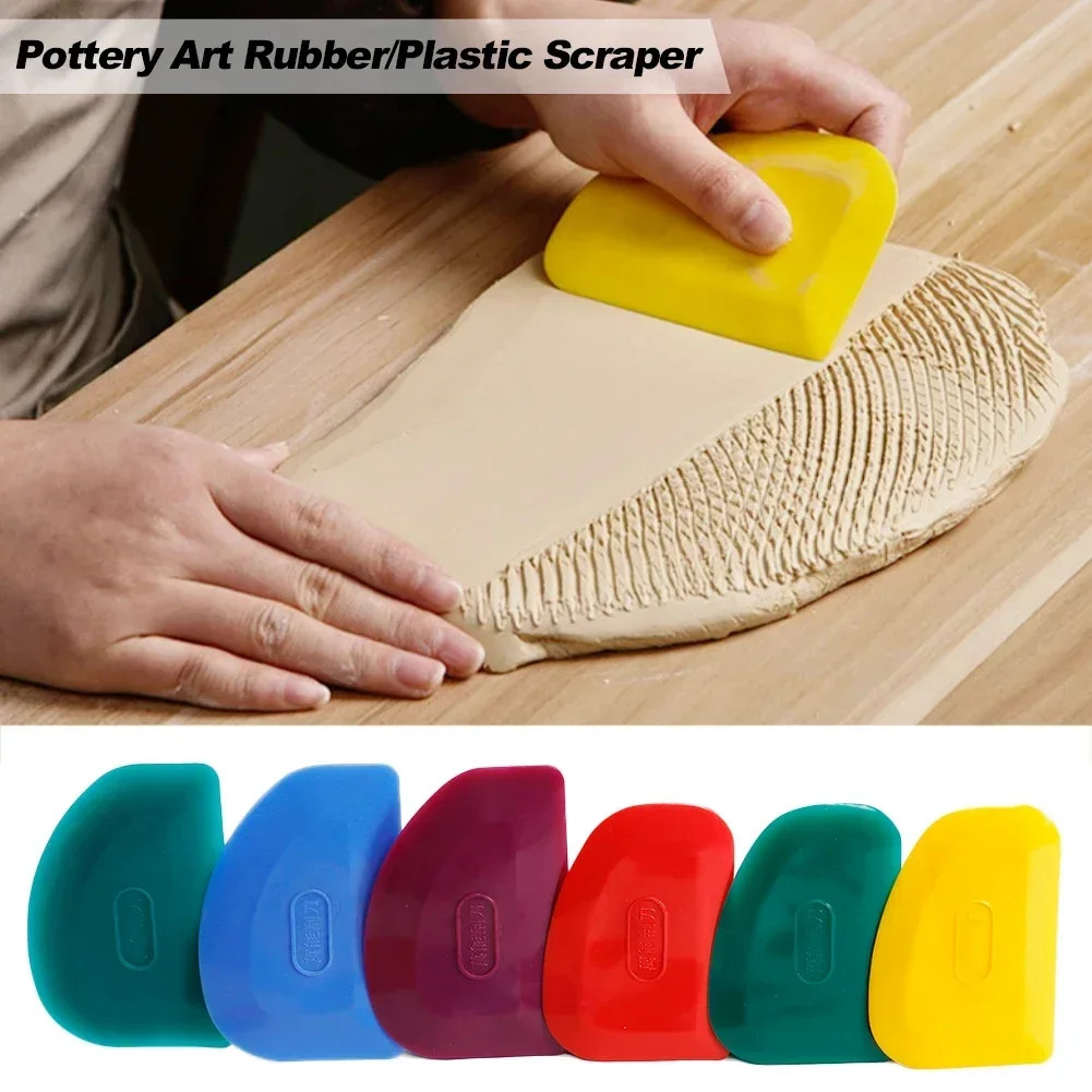 เครื่องปั้นดินเผายางขูดเครื่องตัด DIY ประติมากรรมเซรามิค Ploymer Clay Trimming ประติมากรรม Shaping เครื่องมือ Filming Scraper