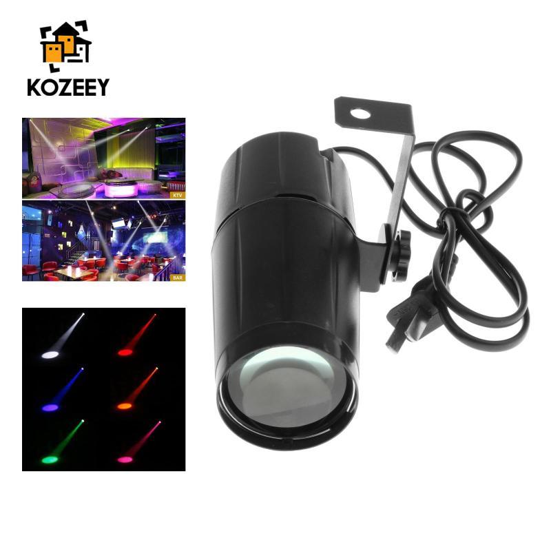 [KOZEY] ใหม่ Mini 3W LED Stage Pin Lighting สําหรับ KTV Bar Disco DJ XMAS Party Light