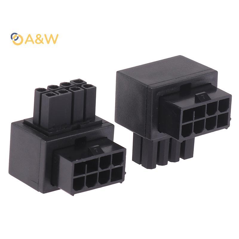 A&W เมนบอร์ด CPU 8PIN Power Steering Connector 8PIN 90 องศาอะแดปเตอร์อินเทอร์เฟซไฟพวงมาลัย