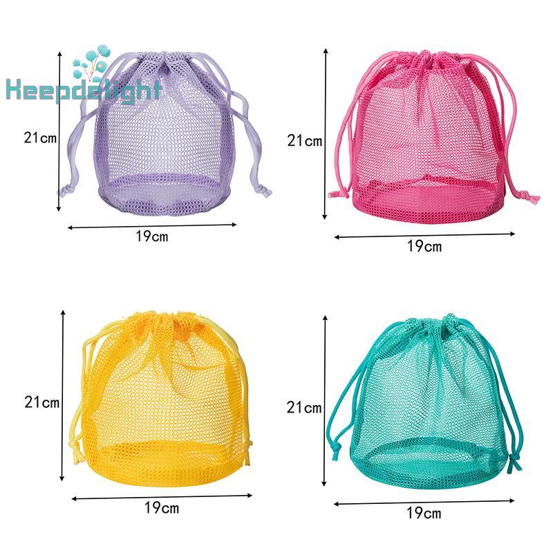 [Keepdelight] 1 ชิ้นตาข่ายไนลอน Drawstring Storage กระเป๋ากระเป๋าถืออเนกประสงค์ Travel & Outdoor กิจกรรมกระเป๋าสําหรับผลิตภัณฑ์ดิจิตอลแต่งหน้ากระเป๋า