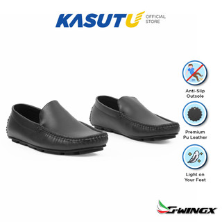 G-Wingx Men Leather Moccassin Shoes Kasut Kulit Lelaki | Kasut U 503-01789