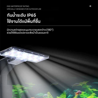 FurryCuddle พร้อมส่ง โคมไฟ LED สำหรับตู้ปลา แบบหนีบ ไฟเลี้ยงปลา 5W ระบายความร้อนได้ดี ประหยัดไฟ PU231