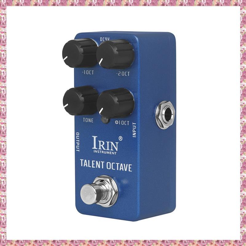 [VCR] -19 Talent Octave Guitar Effect Pedal 3 Octave แยกเสียงเอฟเฟกต์ True Bypass Pedals อุปกรณ์เสริ
