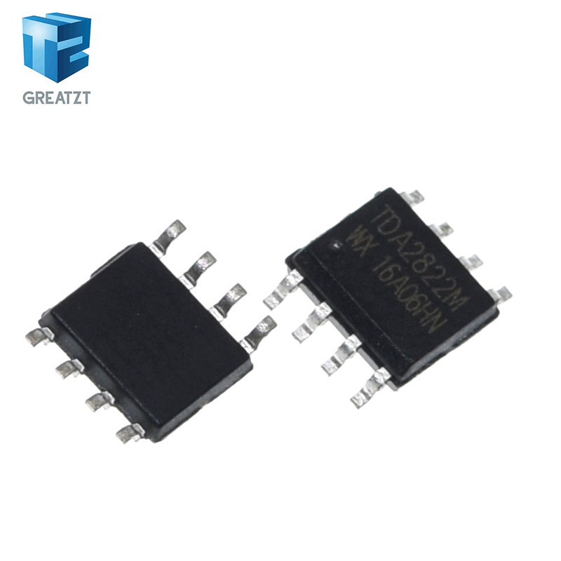 10PCS TDA2822M SOP8 TDA2822 TDA2822D 2822 SOP-8 SOP SMD ใหม่และต้นฉบับชิป IC ชุด