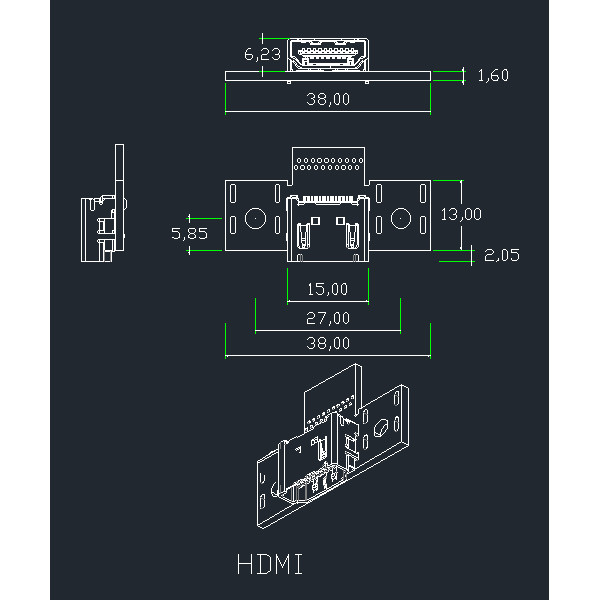 HDMI V2.1 การส่งผ่านวิดีโอในตัวสายเคเบิลต่อขยายชายกับหญิงรองรับ 4K/120hz 2K/165Hz