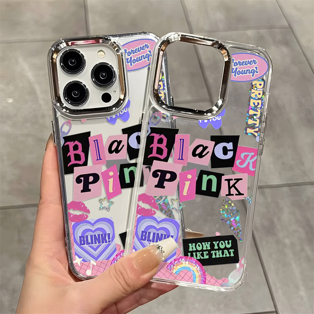 INS สำหรับ Oppo A3X A3 A5 Pro 4G 5G A60 A40 A56 A55 A54 A53 A16 A18 A57 A38 A79 เคสโทรศัพท์มือถือลายการ์ตูนใสกันกระแทก - รูปที่ 5