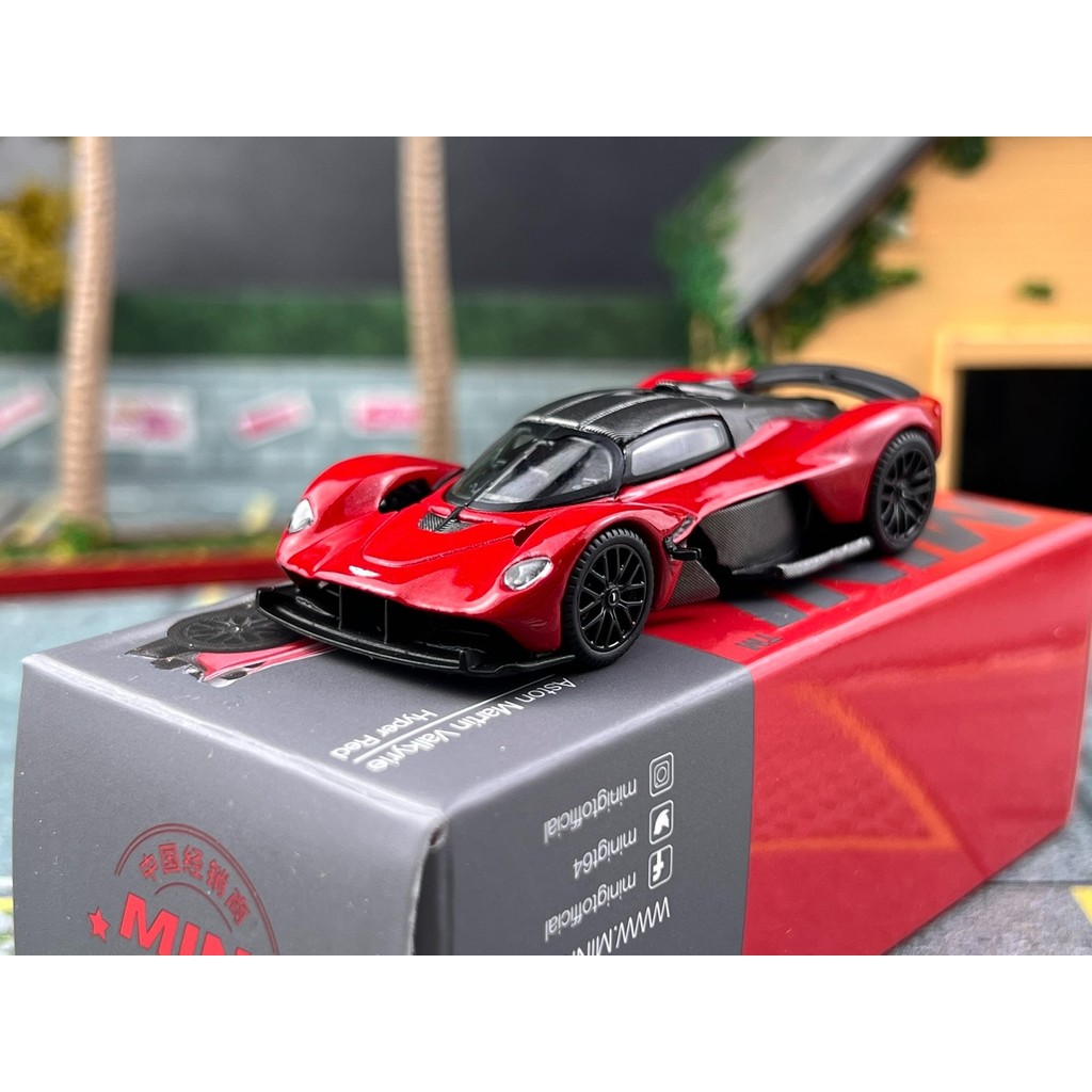พร้อมส่ง MINIGT 1: 64 Aston Martin Valkyrie Valkyrie Supercar โมเดลรถโลหะผสม