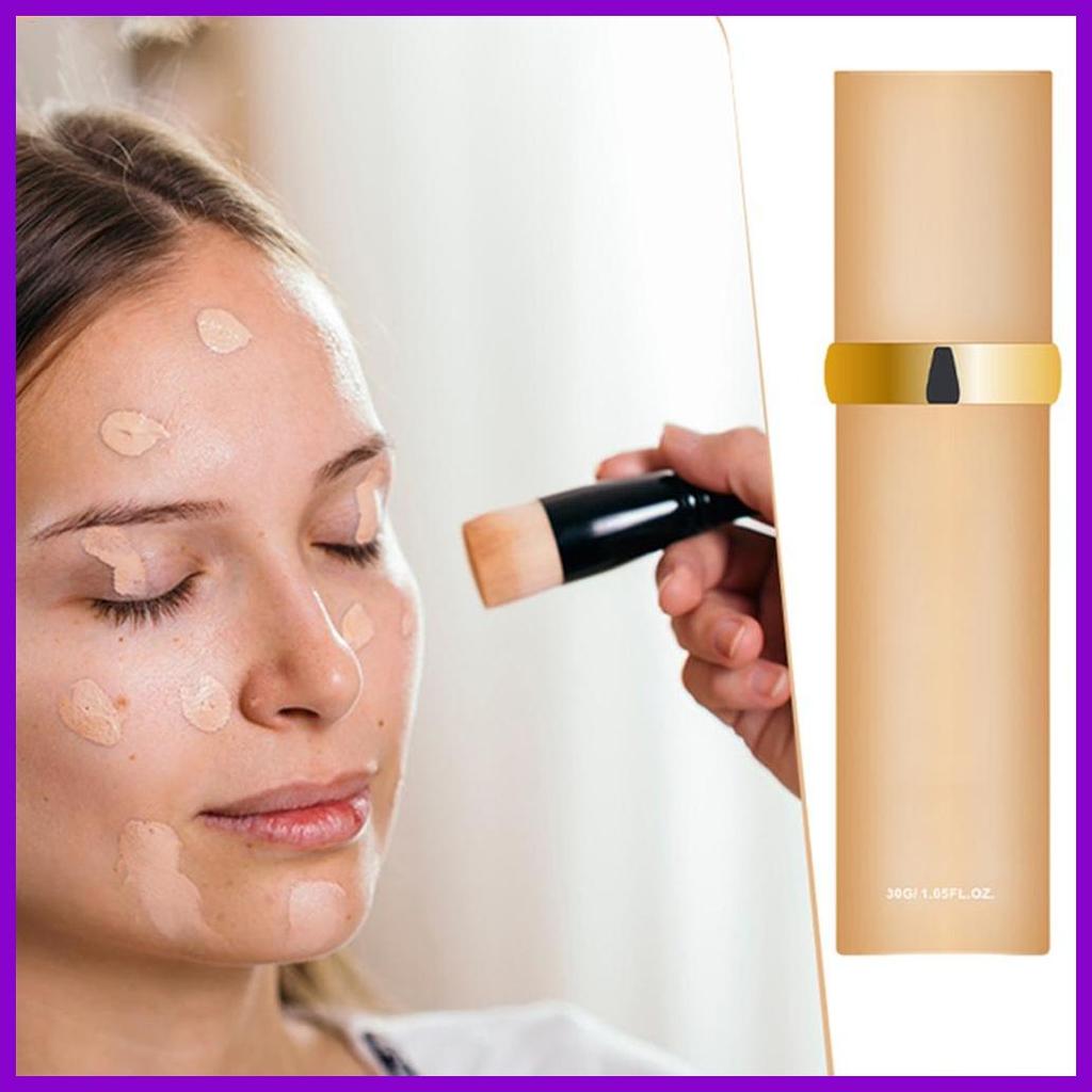 เปลี่ยนสีแต่งหน้า 30g Hydrating คอนซีลเลอร์ Smudge-Proof Skin Matching Foundation สําหรับผู้หญิงแม่แ