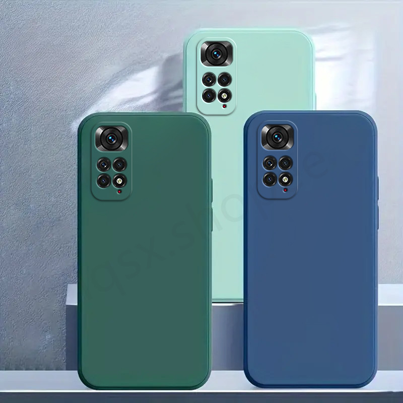 เคสสําหรับ Redmi Note 11 4G,Note 11S 4G,เคสแบบนิ่ม,เคสเรียบง่าย,เคสสีธรรมดา