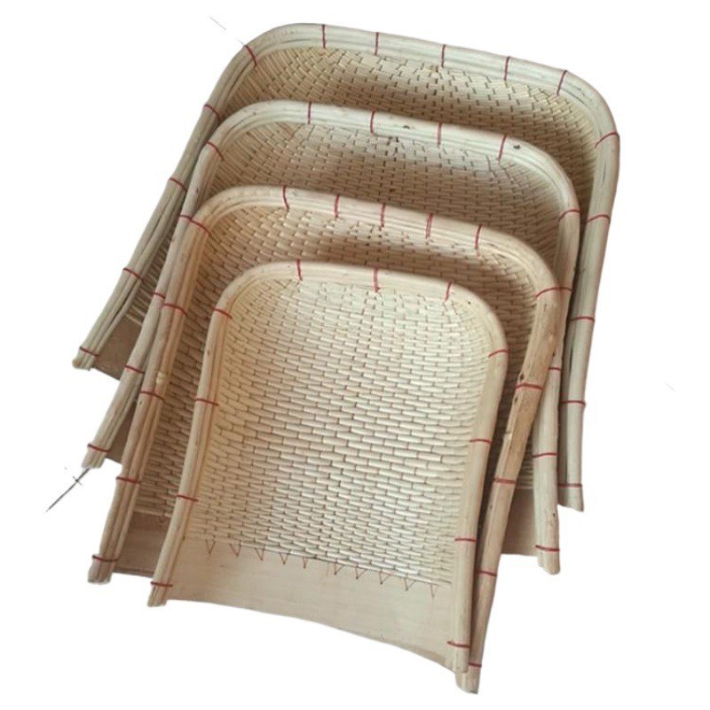 Dustpan Old-fashioned Large Medium Small Handmade Willow Woven Bamboo Sturdy