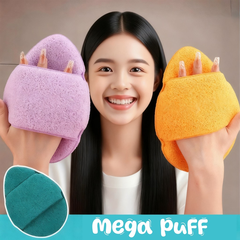 1/2PCS Reusable Soft Facial Wash พัฟทําความสะอาดผิวหน้าฟองน้ํา Pad นวดแต่งหน้า Remover เครื่องมือ