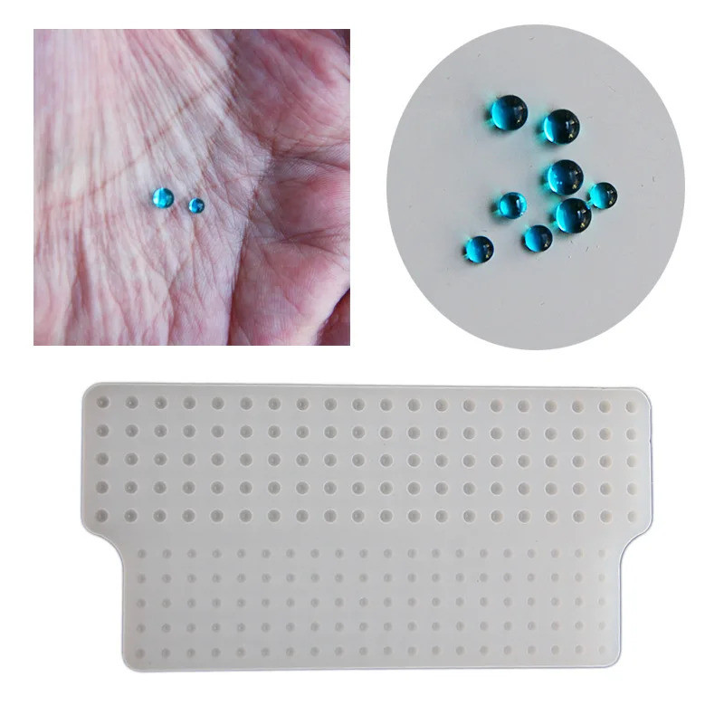 DIY Silicone Mold with 3mm 4mm Mini Pearl Beads for Nail Art and European Beads Crafting