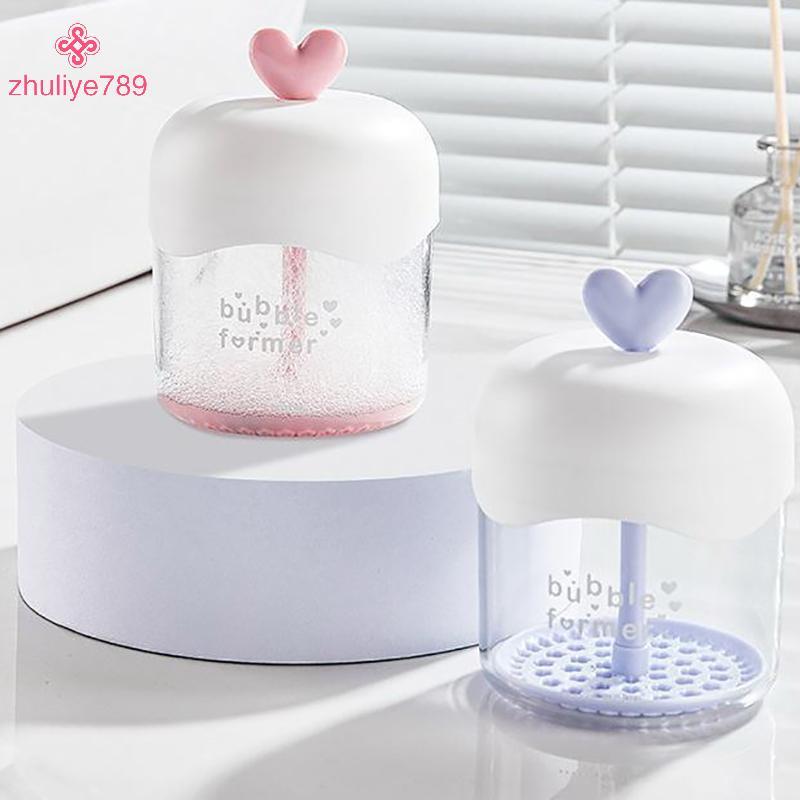 <zhuliye789>แบบพกพาFace Cleanserแชมพูอาบน้ําเจลโฟมMaker Bubble Press Foamerอุปกรณ์ทําความสะอาดฟองถ้ว
