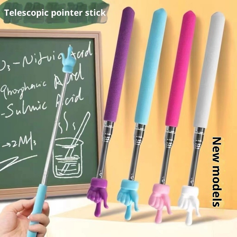 Telescopic Reading Pointer อ่าน Finger Pointing Stick Finger Stick Pointing อ่าน Pointer Baton ครูกา