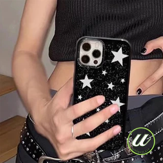 เคสไอโฟน 11 แฟชั่นง่ายดาวเล็ก ๆ น้อย ๆ ผิวมันนุ่ม สำหรับ IPhone 11 15 13 16 12 17 14 Pro Max XS Max Air X XR 7 8 16 Plus